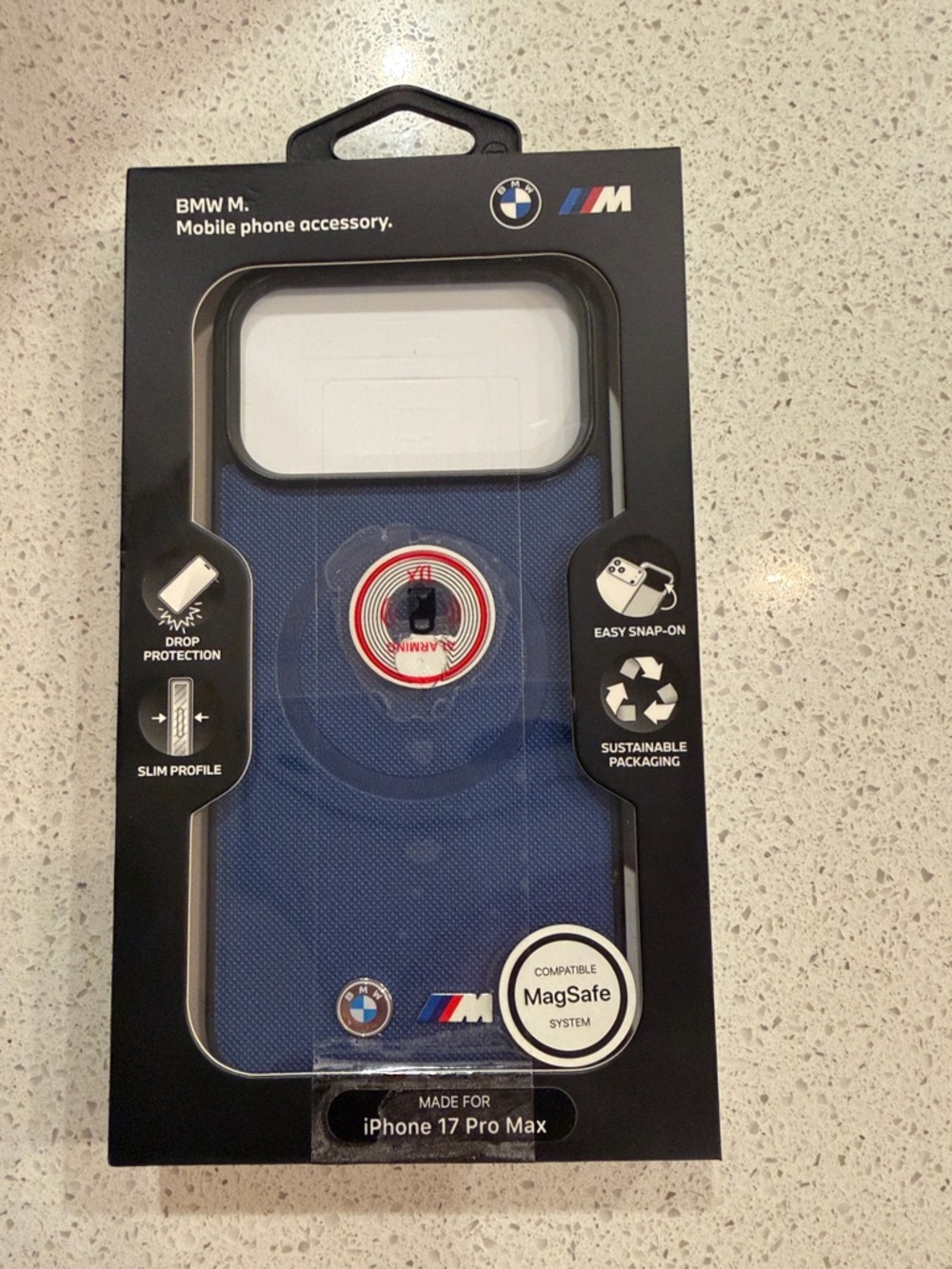 BMW M Blue Textured MagSafe Case